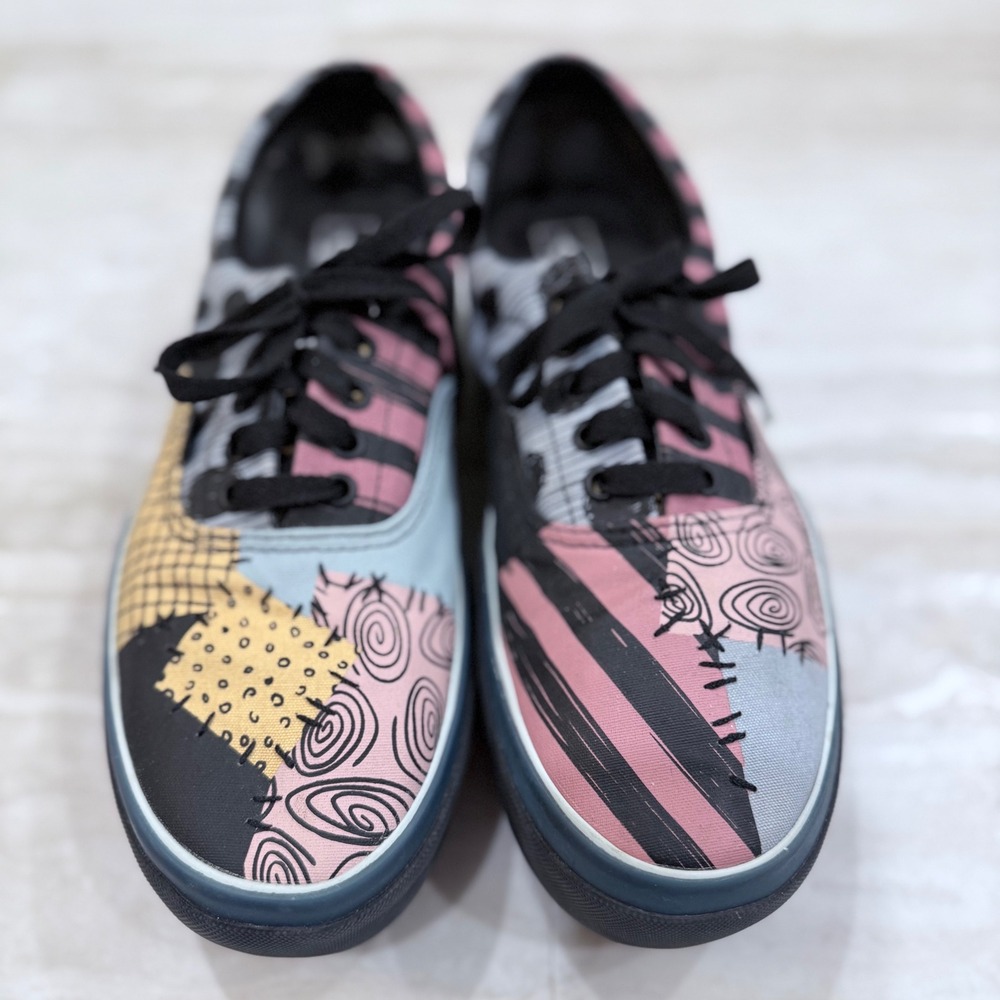 Vans Era Stacked Nightmare Before Christmas Sally Patchwork Sneakers Womens 10.5